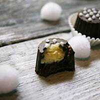 Czekoladki z likierem bananowym