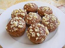 Fot. selmaa, Muffiny  jabłkowo-cynamonowe z kruszonką