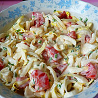 Surówka z cykorii i pomidorów