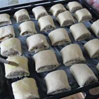 Paszteciki z grzybami leśnymi i kapustą kiszoną (Foto-krok po kroku)